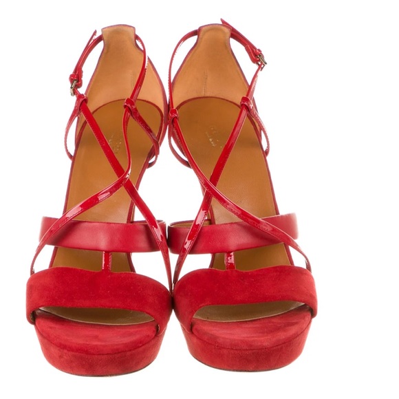 Available STILL - GUCCI Suede Slingback Sandals
Size: 11 | IT 41 - Picture 4 of 9